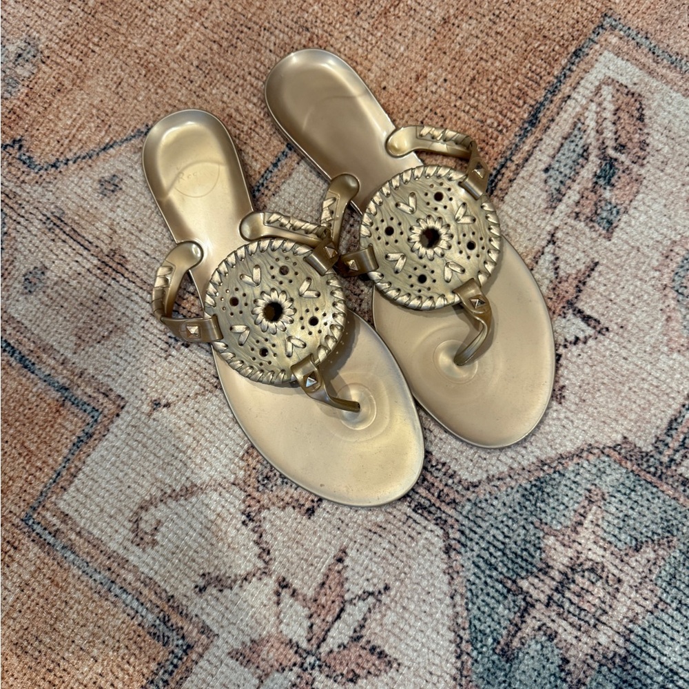 Jack Rogers, jelly  flip flops. Size 9. Good condition! - Picture 2 of 3
